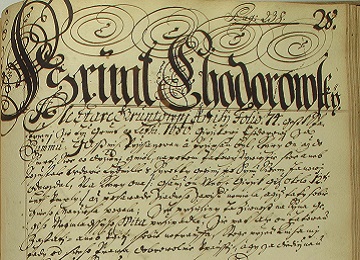 Hledání specifických historických záznamů
